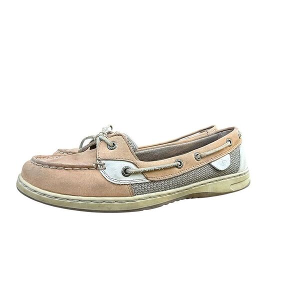 Sperry Women's Angelfish Boat Shoes Brown Leather Size 11M Casual Flats - Picture 8 of 12